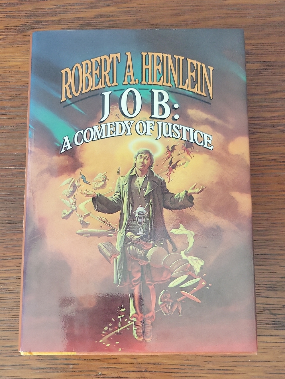1984 1st Edition "J.O.B: A Comedy of Justice" Hardcover Book Robert A. Heinlein